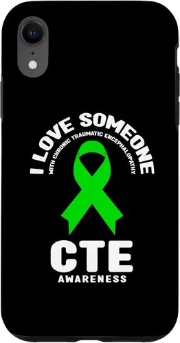 Vista 8 de Camiseta de concientización para iPhone 15 CTE - Amo a alguien con funda de concientización CTE