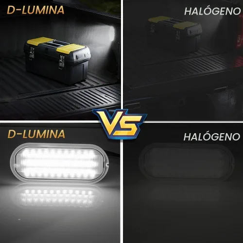 Vista 3 de Luces LED para caja de camión Lámpara de carga con arnés de cableado para Ford F150 2015-2022