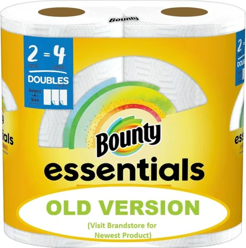 Vista 4 de Bounty 75720 Essentials Select-A-Size - Toallas de papel, 2 capas, 78 hojas/rollo, 12 rollos/cartón, 12 unidades (paquete de 1)