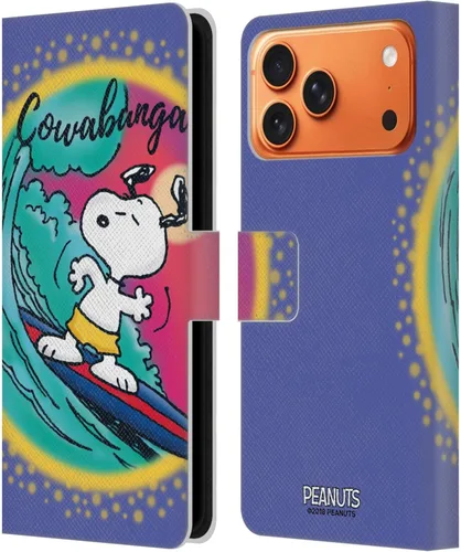 Vista 112 de Head Case Designs Funda de piel con licencia oficial de Peanuts Beach Surf Snoopy Boardwalk Airbrush compatible con Apple iPhone 11