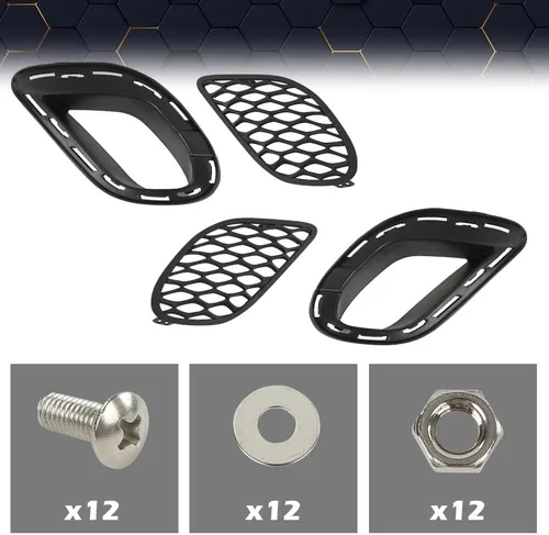 Vista 3 de PIT66 Kit de Reemplazo de Cuerpo para Parachoques Delantero Compatible con 2015 2016 2017 2018 2019 2020 2021 2022 Dodge Charger SRT Style Front