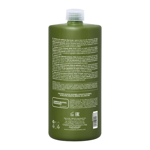 Vista 2 de ALFAPARF MILANO Benvoleo - Acondicionador rico en hidratación para cabello seco, limpio, vegano, cuidado sostenible del cabello, hidrata, hidrata