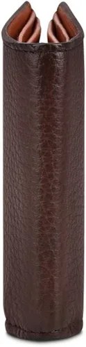 Vista 4 de CUADRA - Cartera para hombre piel de ciervo talla única color marrón