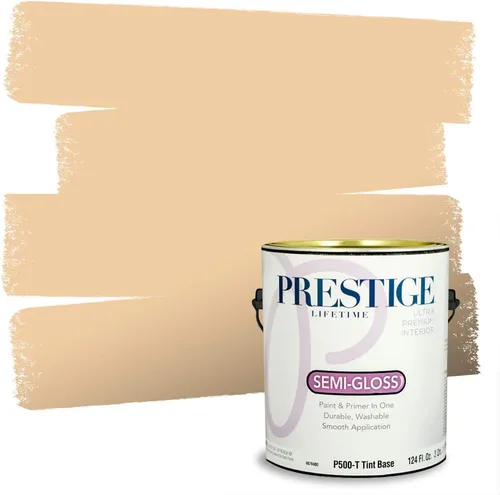 Vista 76 de PRESTIGE Pintura exterior e imprimación en uno, bronceado Aberdeen, plano, 1 galón