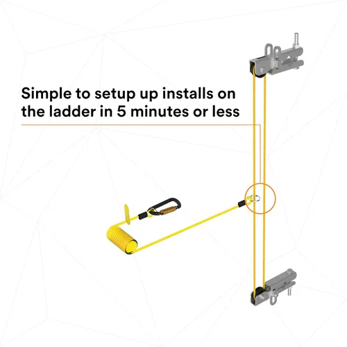 Vista 3 de 3M Lema DBI-SALA, anclaje de escalera 6100566, 1 cada uno