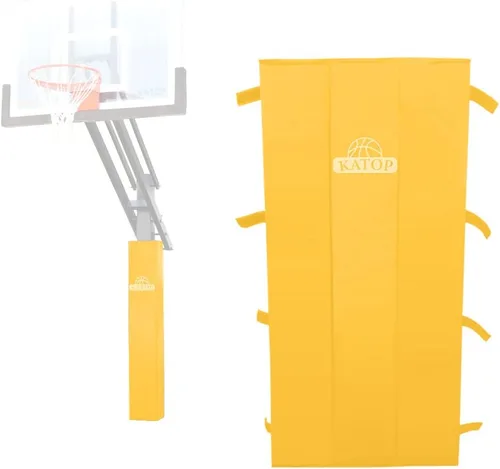 Vista 11 de Katop Almohadilla cuadrada para bastón de baloncesto, acolchado de poste protector resistente para poste de 5 x 5 pulgadas, poste y base de 6 x 6