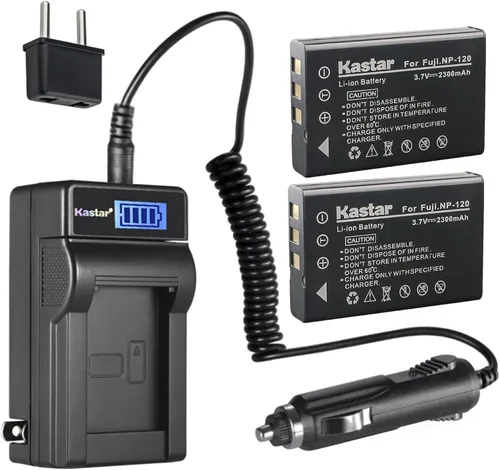 Vista 5 de Kastar Cargador de batería de CA LCD FNP-120 compatible con cámaras Ordro HDV-V12, HDV-V88, HDV-Z7, HDV-Z10, HDV-Z16, HDV-Z79, HDV-108, HDV-760