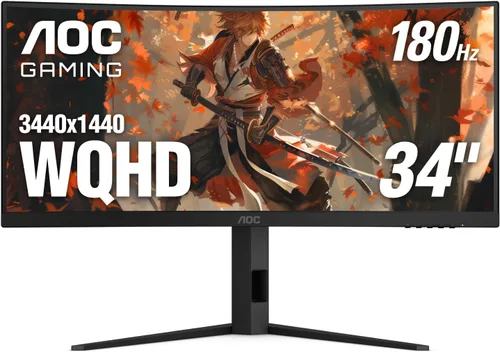 Vista 13 de AOC C24G42E Monitor de juego ultrarrápido curvo de 24" sin marco, 1500R, FHD 1080p, 180Hz 0.5ms MPRT, HDMI 2.0 x2, Display Port x1, HDR, altavoces