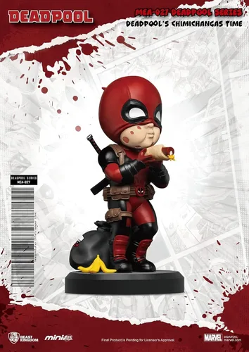 Vista 4 de Beast Kingdom Deadpool Series MEA-027 - Figura de ataque de huevo de 6 piezas, multicolor