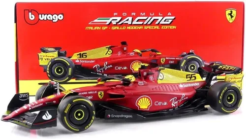 Vista 7 de Bburago Escala 1:18 SFR Ferrari F1-75 (2022) Edición GP de Italia