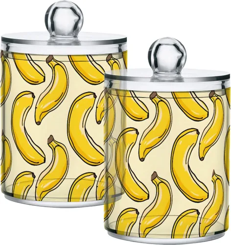 Vista 28 de Juego de 2 dispensadores de bastoncillos de algodón de mármol turquesa, recipiente de almacenamiento para baño, tapa de plástico acrílico, frasco