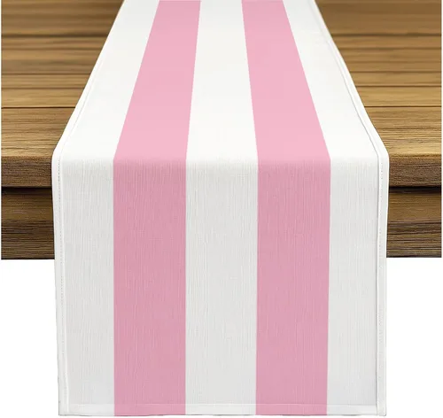 Vista 18 de Fabric Textile Products Servilletas de tela a rayas color lima y blanco Servilletas cabaña de 18 x 18 pulgadas Juego de 12 Resistente a