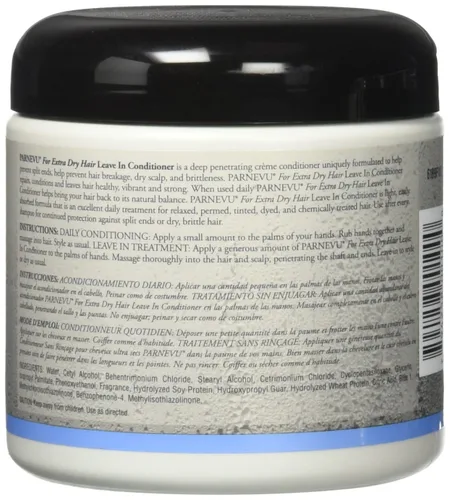 Vista 2 de Parnevu - Acondicionador sin enjuague para cabello extra seco, 16 onzas