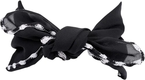 Vista 6 de Bufanda tipo bandana para mujeres y niñas, con cintas elásticas para las orejas, polaina para el cuello, pasamontañas, protección contra el polvo