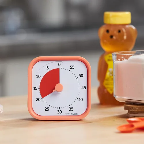 Vista 2 de TIME TIMER Home MOD - Temporizador visual de 60 minutos para niños Edición Hogar - Para suministros de educación en casa Herramienta de estudio