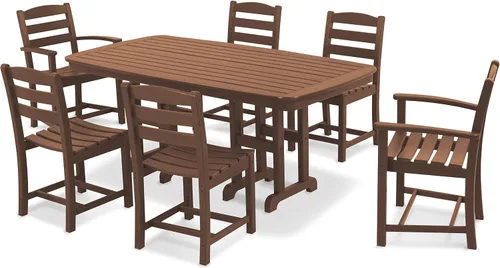 Vista 10 de POLYWOOD® La Casa Café - Juego de comedor, Aruba/Blanco
