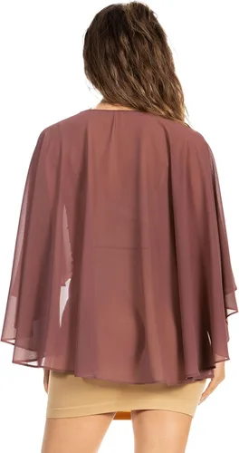 Vista 2 de Sakkas Anya - Capa de gasa suave para mujer, para boda, dama de honor, novia, bolero