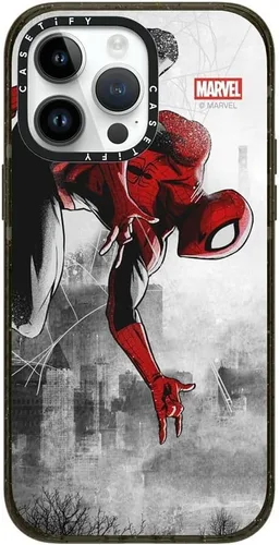 Vista 31 de CASETiFY Funda para iPhone Air, compatible con MagSafe Marvel VS CoLab Protección contra caídas de grado militar 4x de 8.2 pies Funda Capitán