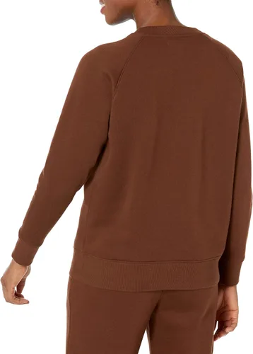 Vista 2 de Tienda Essentials Sudadera de manga larga con cuello redondo y ajuste holgado para mujer (disponible en tallas extragrandes)