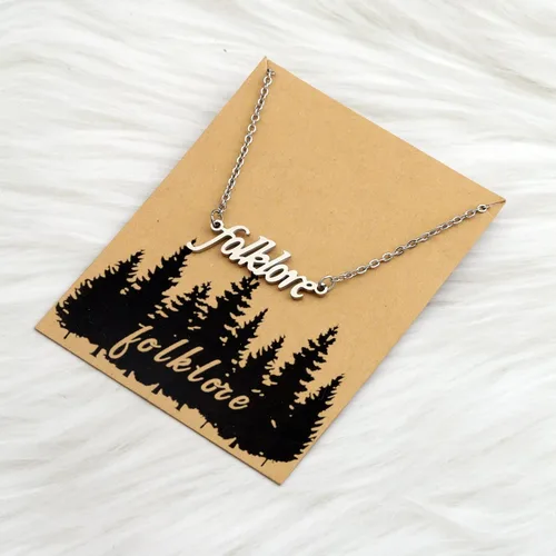 Vista 5 de OKEYCH Collar de cantante con tarjeta de mensaje, regalo para amantes de la música, regalos para cantantes, regalo inspirado en la canción