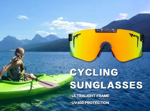 Vista 2 de Gafas de sol polarizadas de ciclismo para hombres y mujeres gafas deportivas UV400 para jóvenes gafas resistentes al viento para béisbol correr golf