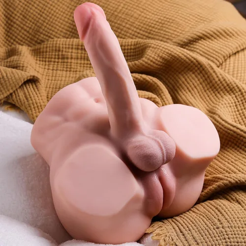 Vista 11 de Muñeca sexual transexual con consolador flexible de 8 pulgadas, muñecas sexuales trans unisex con orificio vaginal y anal apretado, juguetes