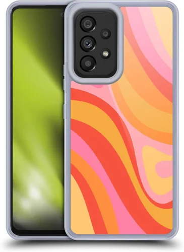 Vista 12 de Head Case Designs Officially Licensed Kierkegaard Design Studio Black Almond Cream Swirl Retro Abstract Patterns Gel Case