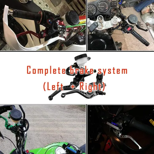 Vista 7 de Sporacingrts Juego de 20 palancas de freno de embrague de 7/8 pulgadas y 0.866 in, depósito de cilindro maestro compatible con motocicleta Suzuki