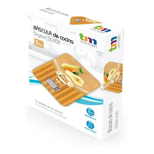 Vista 5 de Báscula de Cocina TM Electron Pear Jam 5 kg