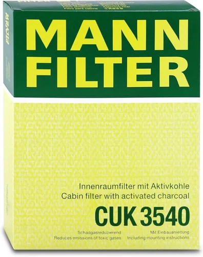 Vista 5 de MANN-FILTER CUK 3540 Filtro interior Filtro de polen con carbón activo – Para turismos