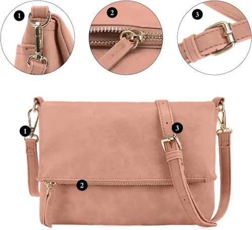Vista 3 de Gladdon Bolsos cruzados para mujer, bolso cruzado de hombro