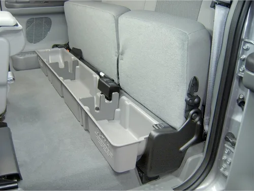 Vista 3 de DU-HA DuHa 20031 - Almacenamiento para debajo del asiento para 2000-2016 F250 F350 F450 F550 Super Duty SuperCab sin subwoofer de fábrica