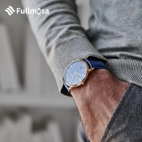 Vista 4 de Fullmosa Genuine Leather 14mm 16mm 18mm 19mm 20mm 22mm and 24mm Watch Bands, Quick Release Watch Band for Men and Women, Fits Samsung Galaxy Watch