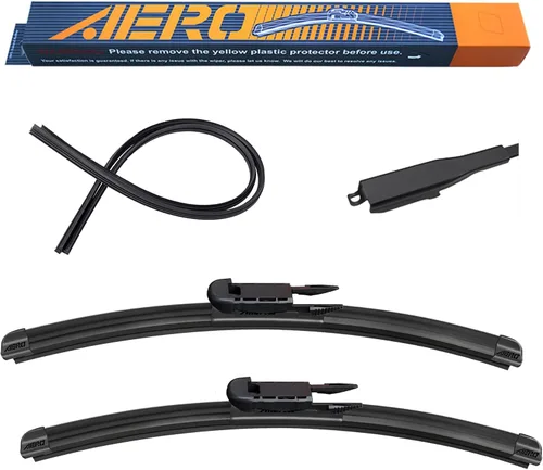 Vista 16 de AERO Avenger - Limpiaparabrisas prémium de 24 + 22 pulgadas para todas las estaciones, repuesto del fabricante original del equipo original