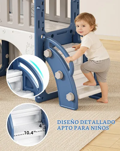 Vista 8 de XJD Sandalias para niños pequeños 10 en 1 (azul, L)