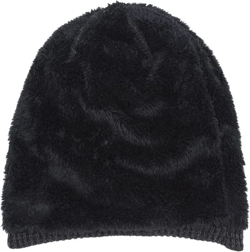 Vista 4 de REDESS Gorro para hombre y mujer, gorro de invierno cálido, gorro de punto holgado grueso