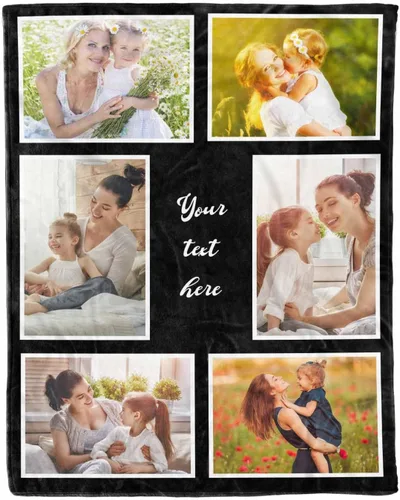 Vista 19 de D-Story Regalos para mamá, regalo para el día de la madre de parte de hija e hijo, manta de franela suave regalo para mamás Navidad, manta de cama