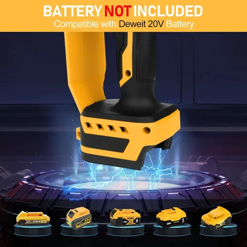 Vista 2 de Mini motosierra inalámbrica compatible con batería Dewalt de 20 V (sin batería) motosierra eléctrica de mano sin escobillas de 12 pulgadas