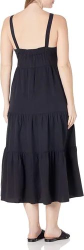 Vista 5 de The Drop - Vestido suelto y largo modelo Britt, escalonado, para mujer