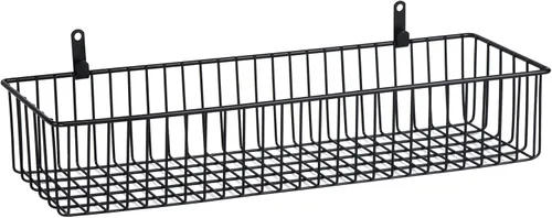 Vista 2 de Farmhouse Decor - Canasta organizadora de alambre de metal (1 unidad), almacenamiento de papel higiénico, organización y almacenamiento para baño