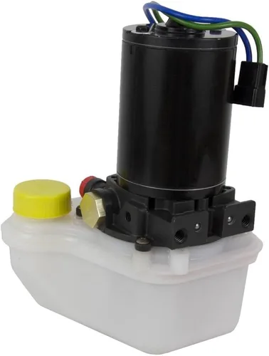 Vista 2 de RAREELECTRICAL Motor de ajuste de inclinación de 12 V con bomba Oildyne compatible con Volvo Penta Sx Sx-M Dp-S Dps Sterndrive Modelo tardío Rosca