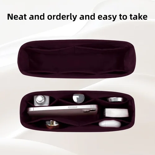 Vista 7 de DGAZ Organizador de bolso personalizado o inserto de almohada para bolsas Chanel CF, organizador de bolsas suave y sedoso, bolso de lujo y moldeador