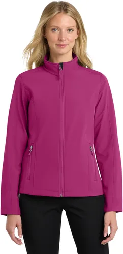 Vista 8 de Port Authority Ladies Core Soft Shell Jacket azul marino (Dress Blue Navy)