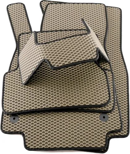 Vista 8 de Alfombrillas de auto de ajuste personalizado para todo tipo de clima para Mazda CX-3 2015-2023 - Aspecto elegante y ajuste de precisión (beige)