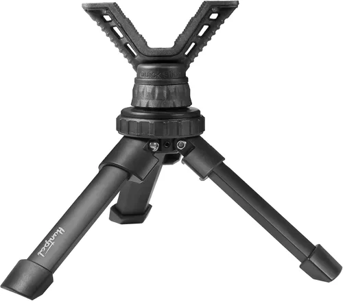 Vista 4 de HUNTPAL Soporte para pistola de trípode portátil Portátil, altura ajustable, construcción de aluminio compacta, para práctica de tiro de tiro