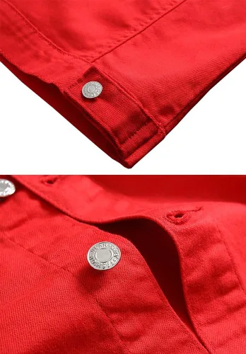 Vista 8 de LifeHe Chalecos de mezclilla sin mangas con solapa y cremallera punk para hombre