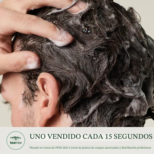 Vista 13 de Champú especial de Tea Tree, Limpieza profunda, Refresca el cuero cabelludo, Para todo tipo de cabello, especialmente cabello graso