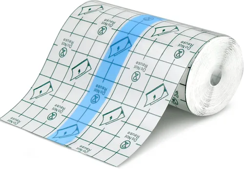 Vista 13 de BBTO Cinta adhesiva impermeable transparente para vendaje, 2 x 394 pulgadas