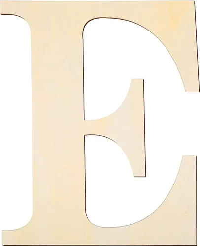 Vista 9 de Letras de madera de 12 pulgadas y letras de madera en blanco de 1/5 pulgadas de grosor sin terminar para pintura, manualidades y decoración de pared