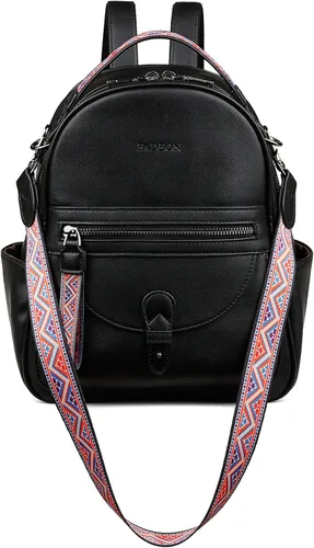Vista 4 de FADEON Bolsos cruzados para mujer y bolso mochila Colección Negro